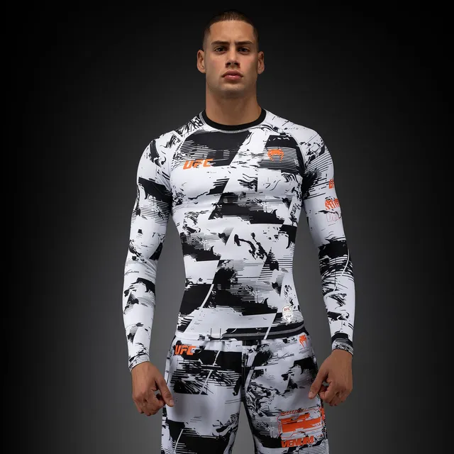 ufc-zenith-by-venum-authentic-fight-week-rashguard-langarm-herren-wei image 1