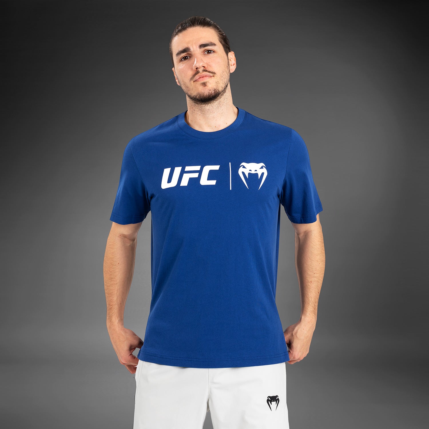 venum-ufc-classic-herren-t-shirt-marineblau-wei image 4