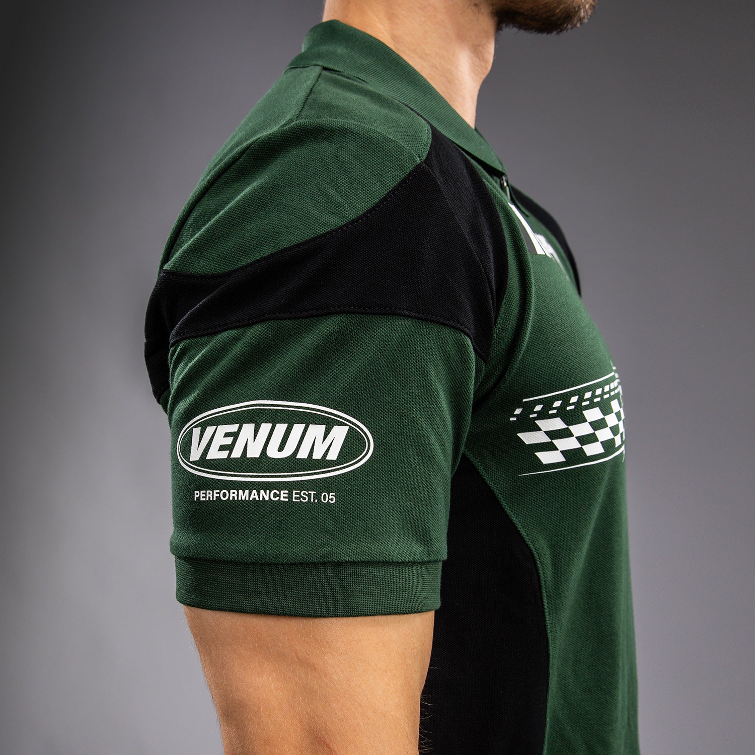 venum-motorsport-baumwollpolo-herren-tiefwald-gr-n image 7