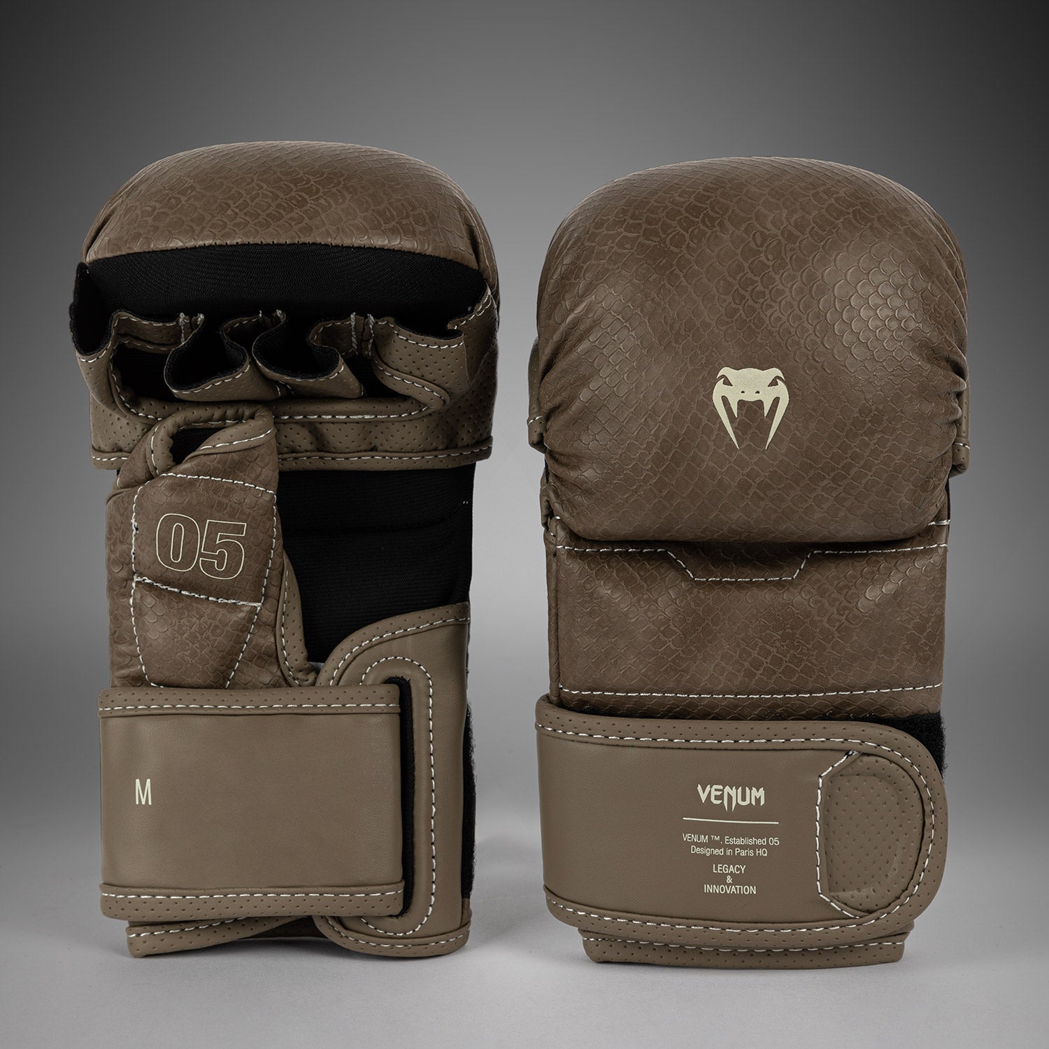 venum-impact-evo-scales-mma-sparringhandschuhe-braun image 2