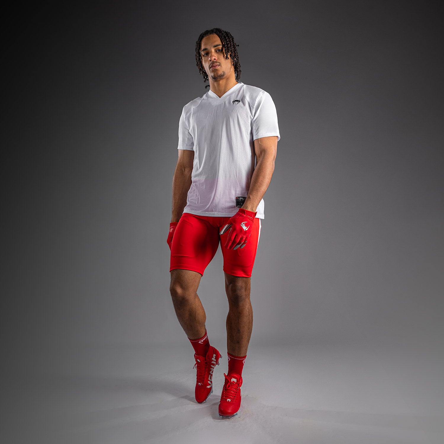 venum-elite-fu-ball-kompressionsshorts-rot image 5