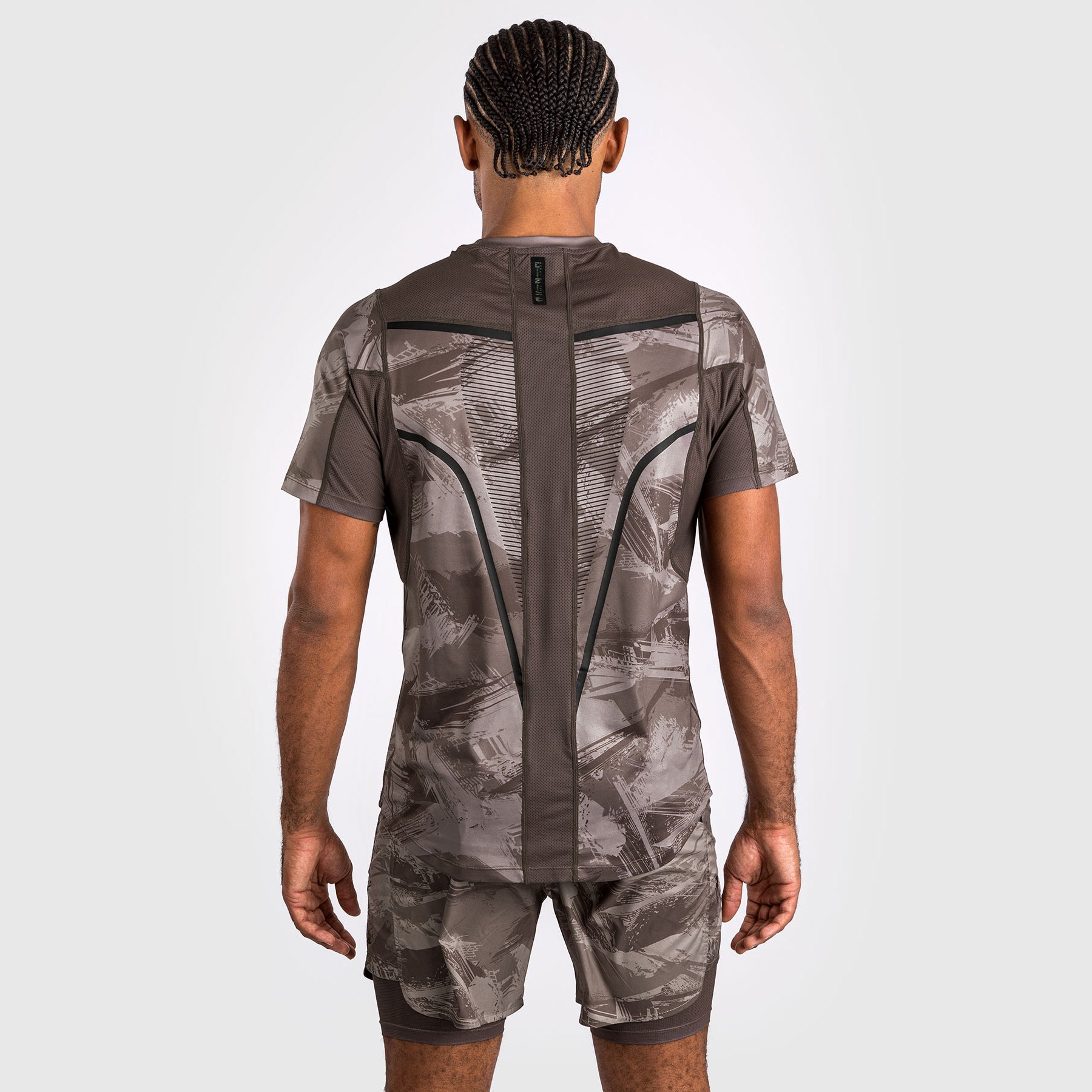 venum-electron-3-0-dry-tech-t-shirt-herren-sand image 2