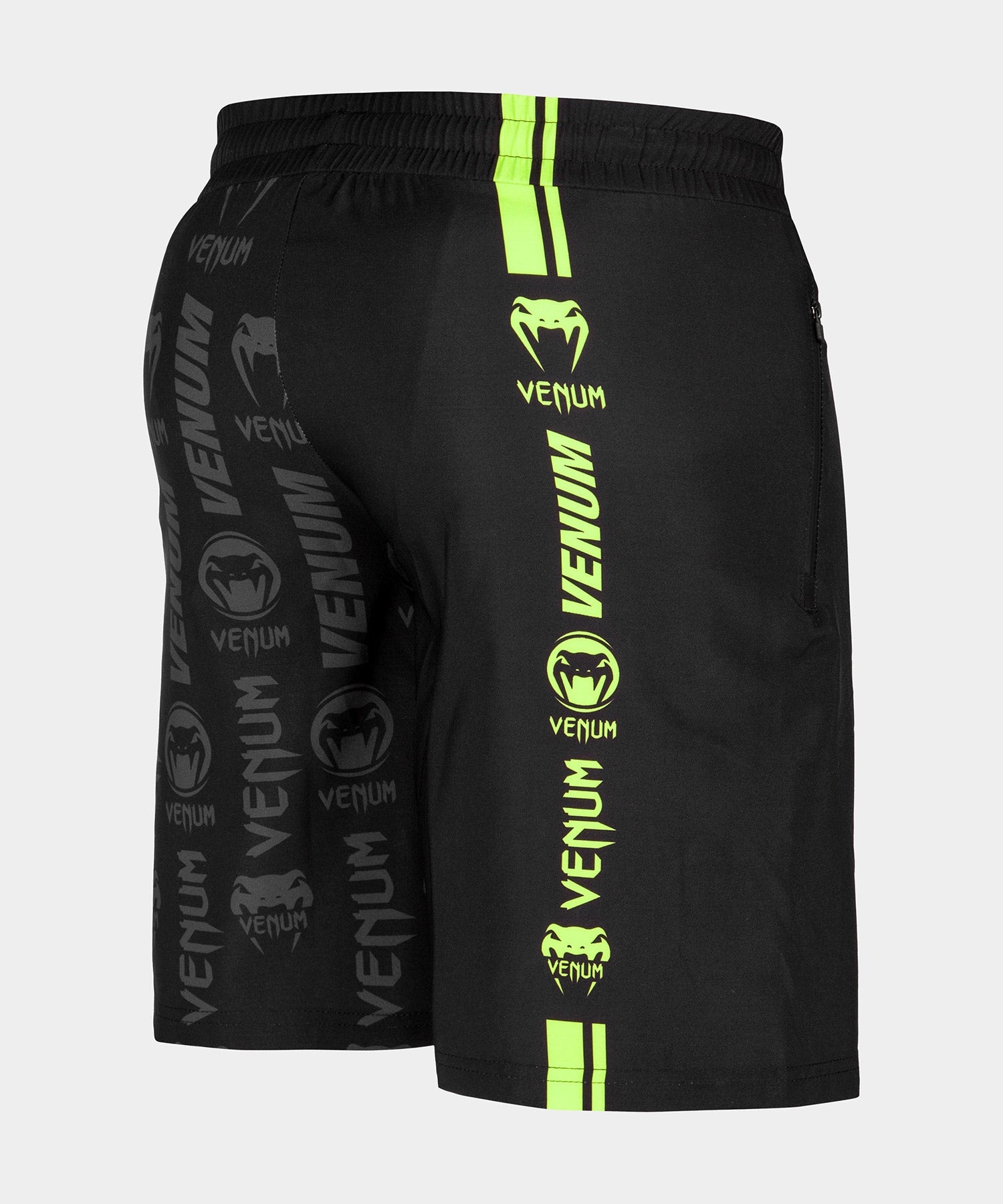 venum-logos-fitness-shorts-schwarz-neongelb-herren image 3