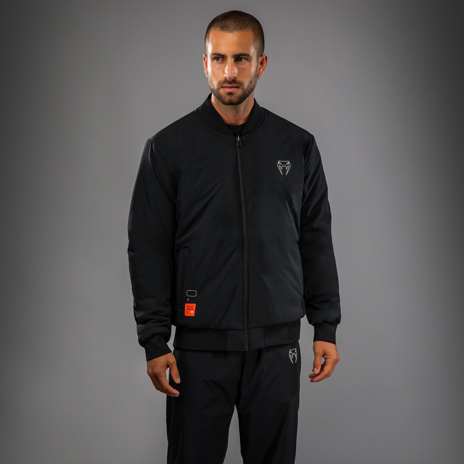 venum-eclipse-bomberjacke-herren-schwarz-ivory-wendbar image 2