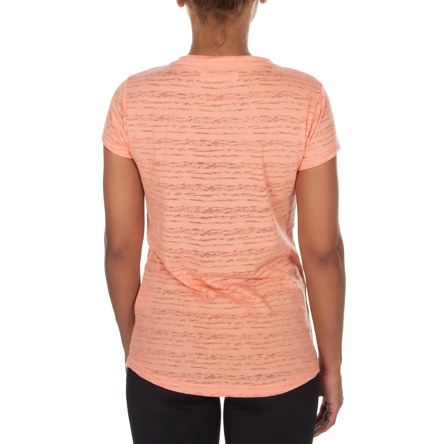 venum-essential-t-shirt-v-ausschnitt-orange-damen-lifestyle-t-shirt image 3