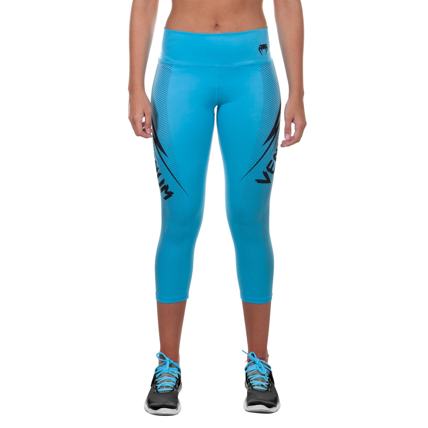 venum-razor-leggings-7-8-blau-damen image 2