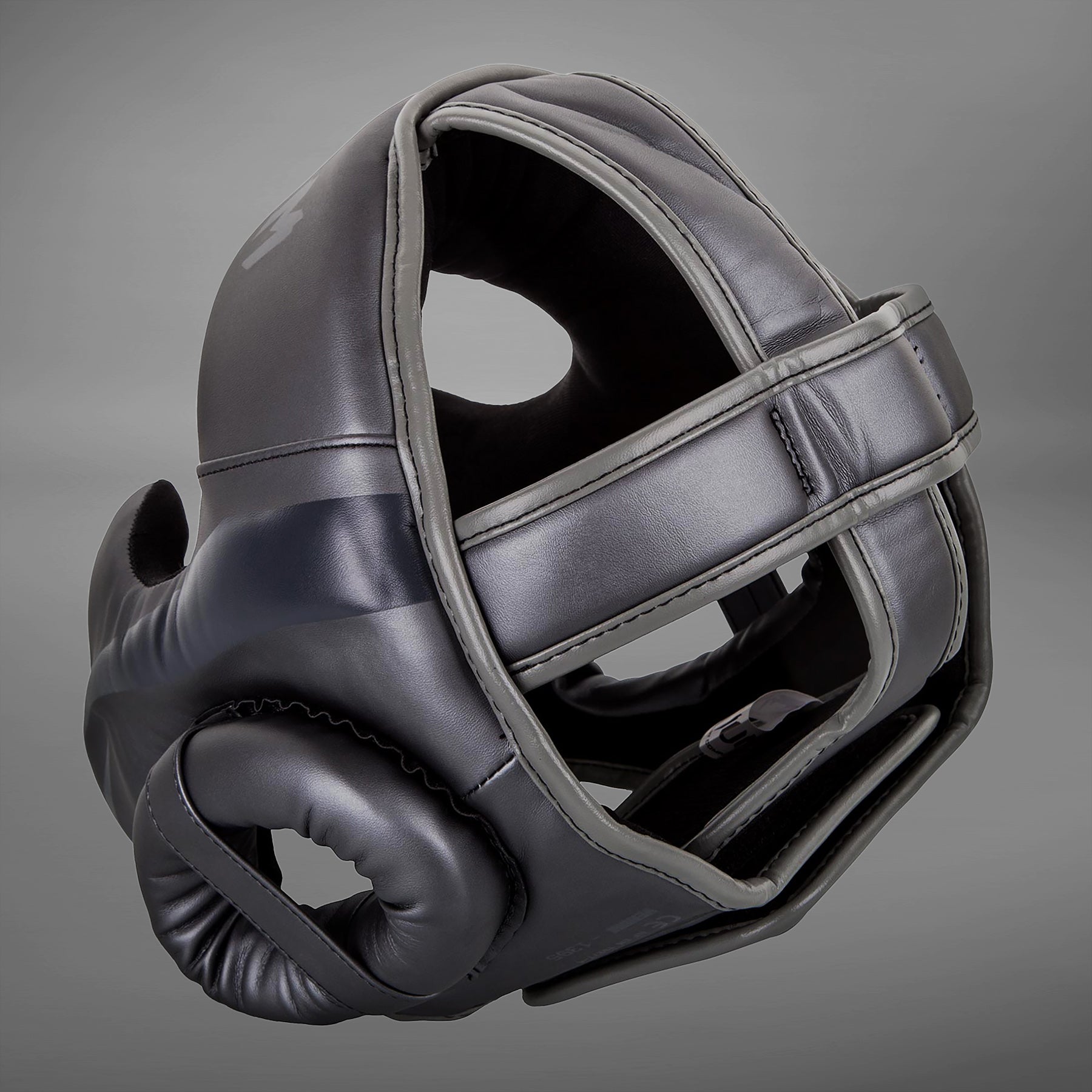 venum-elite-kopfschutz-boxen-grau-grau image 3