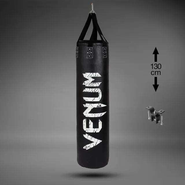 venum-challenger-boxsack-130-cm-gef-llt-deckenhaken-schwarz-wei image 1