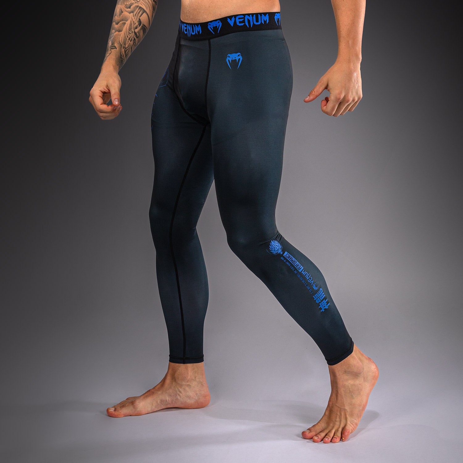 venum-thunder-dragon-spats-herren-kompressionstights-schwarz-k-nigsblau image 3
