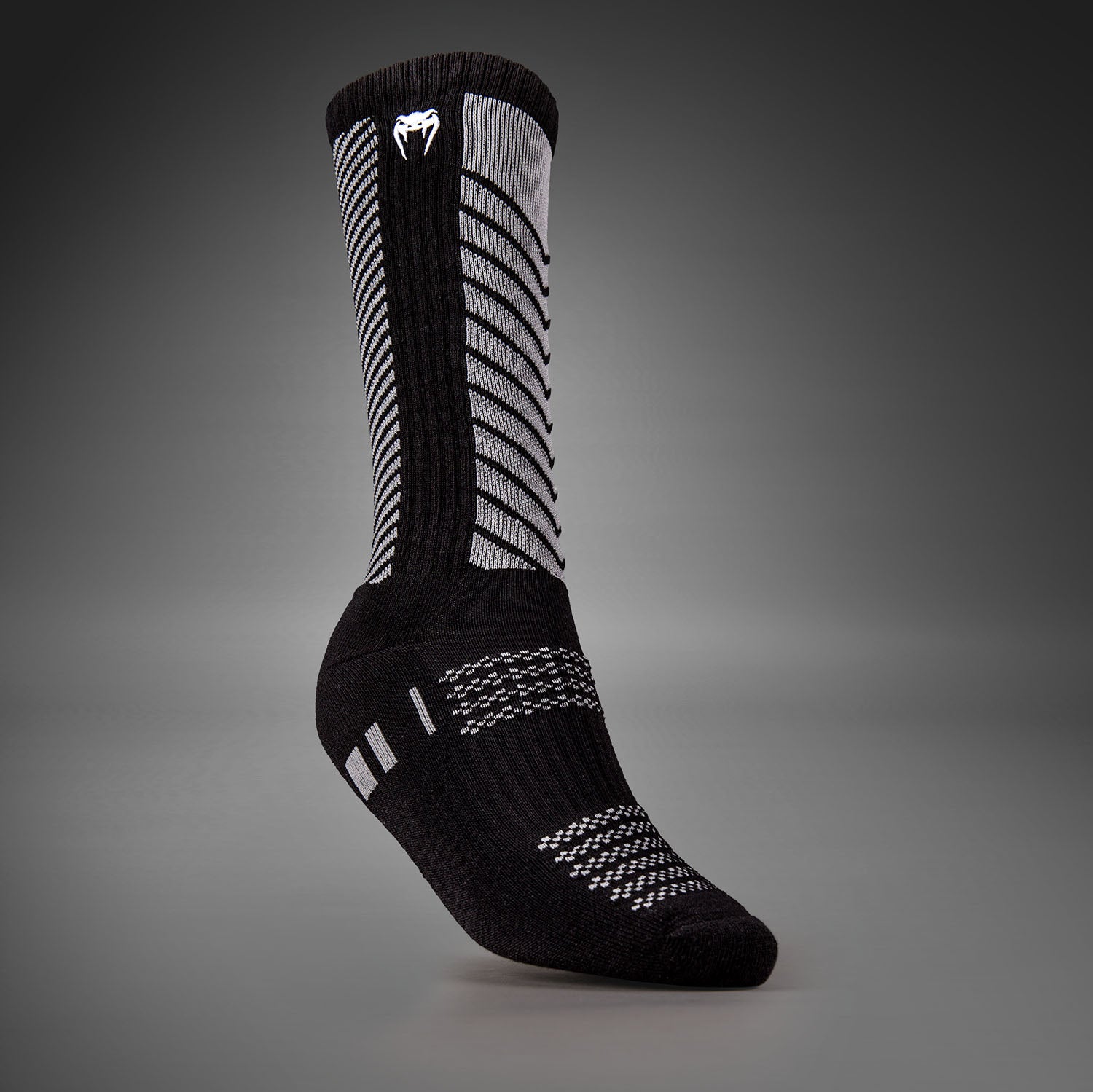 venum-vector-crew-socken-schwarz-grau image 3