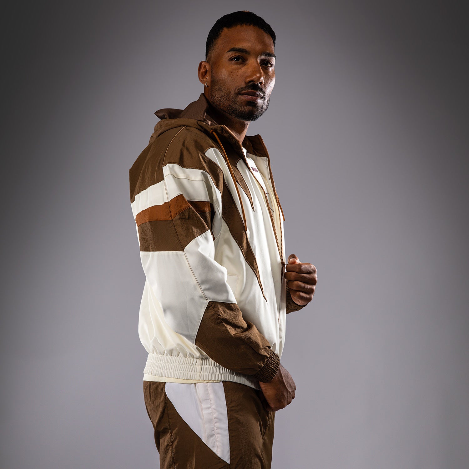 venum-attack-90-tracksuit-jacke-herren-dunkelbraun image 3