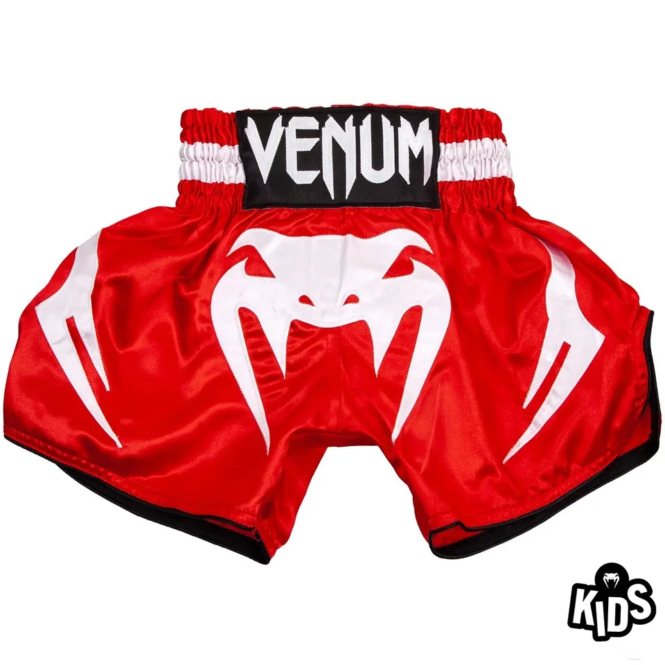 venum-bangkok-inferno-muay-thai-shorts-kinder-rot-wei image 1