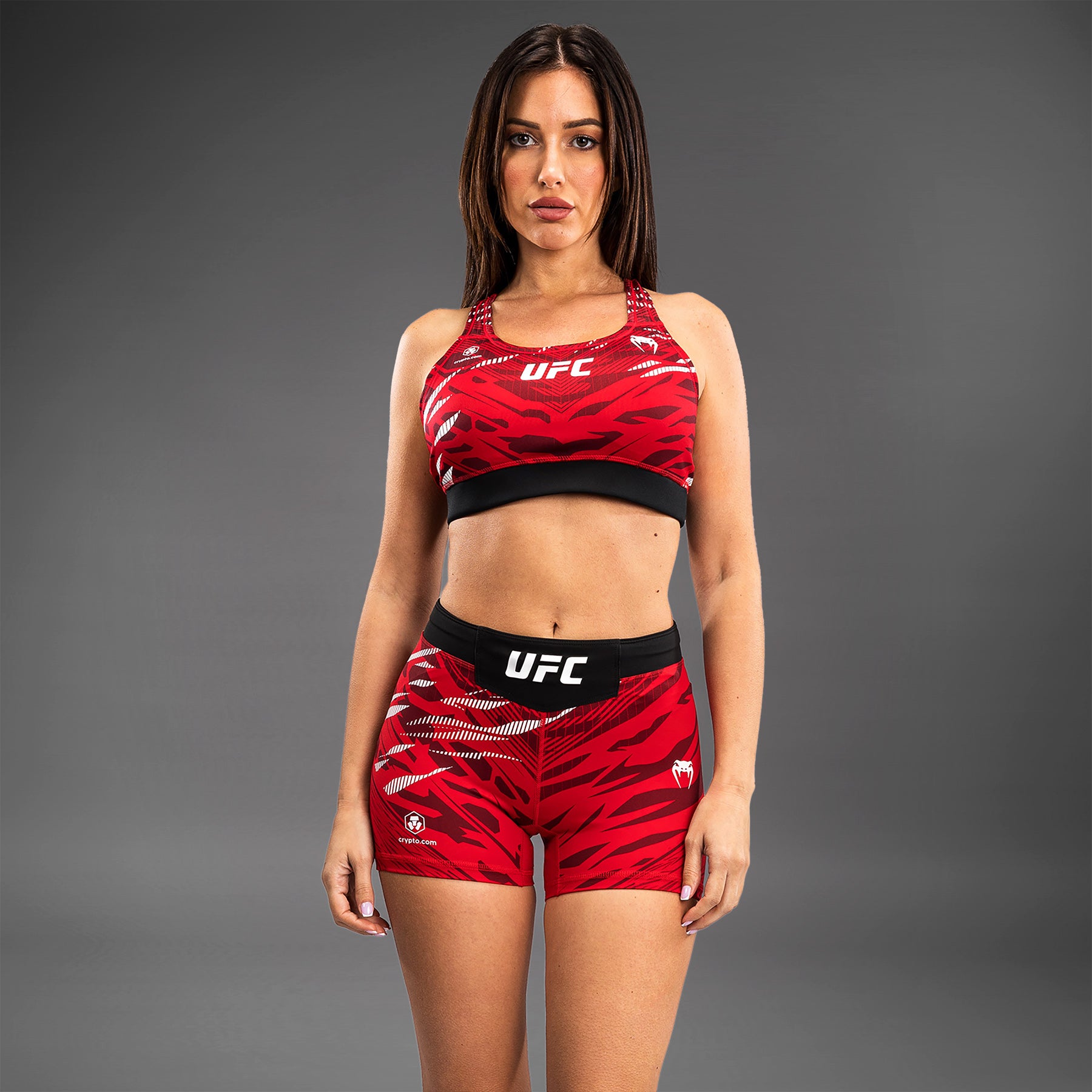 ufc-fusion-by-venum-authentic-fight-night-damen-vale-tudo-short-short-fit-rot image 6