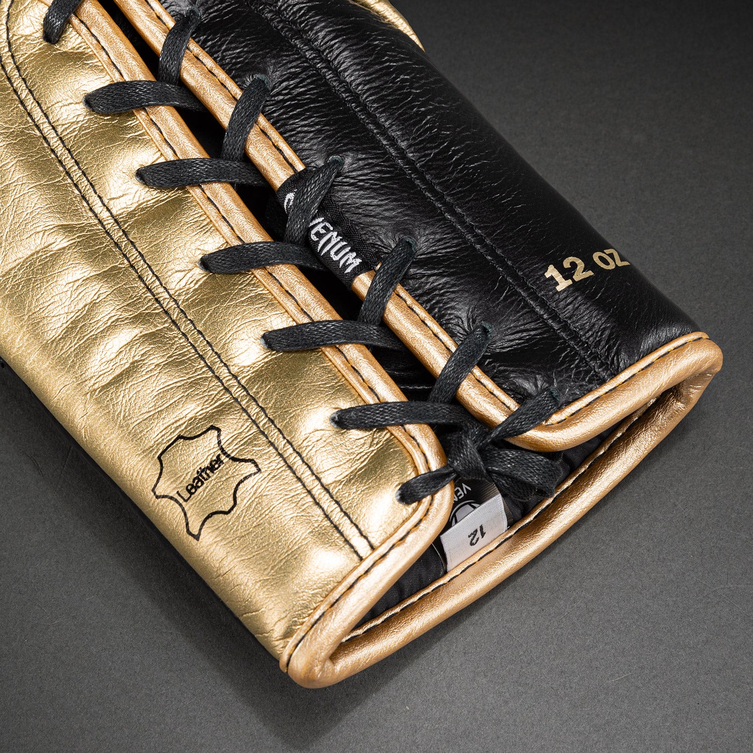 venum-hammer-profi-boxhandschuhe-mit-schn-rung-schwarz-gold image 4