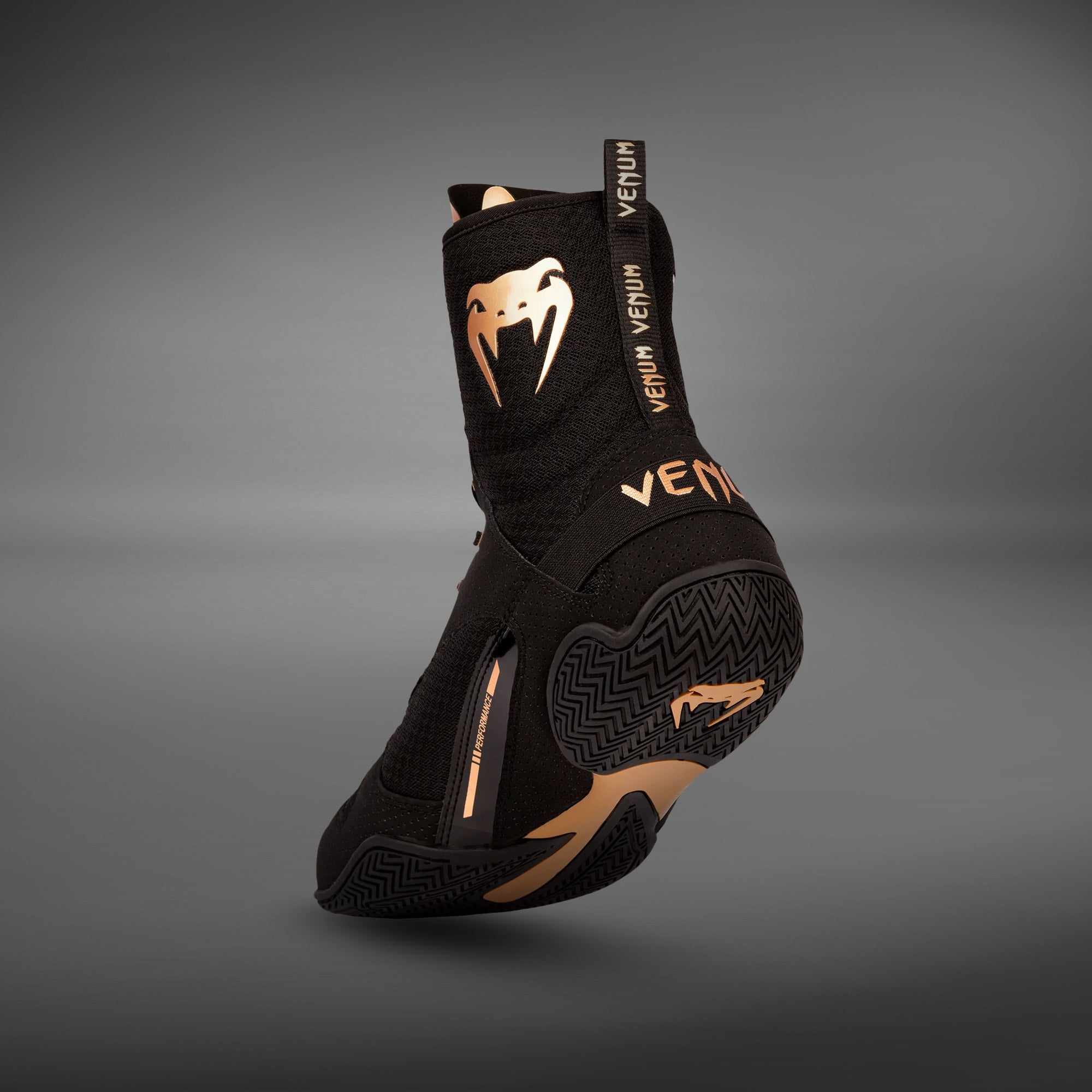 venum-elite-boxschuhe-schwarz-bronze image 3