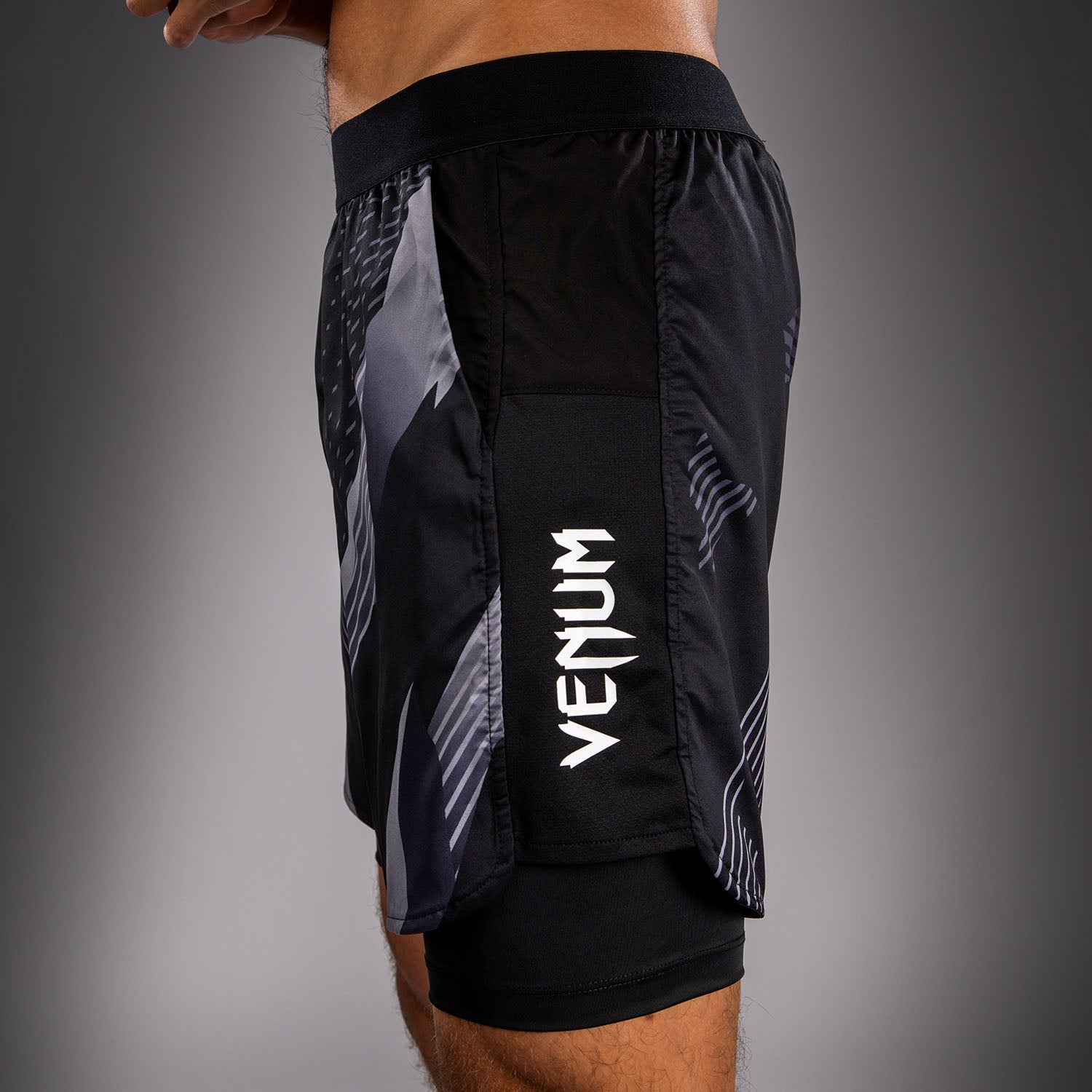 venum-no-gi-6-0-trainingsshorts-schwarz-wei image 5