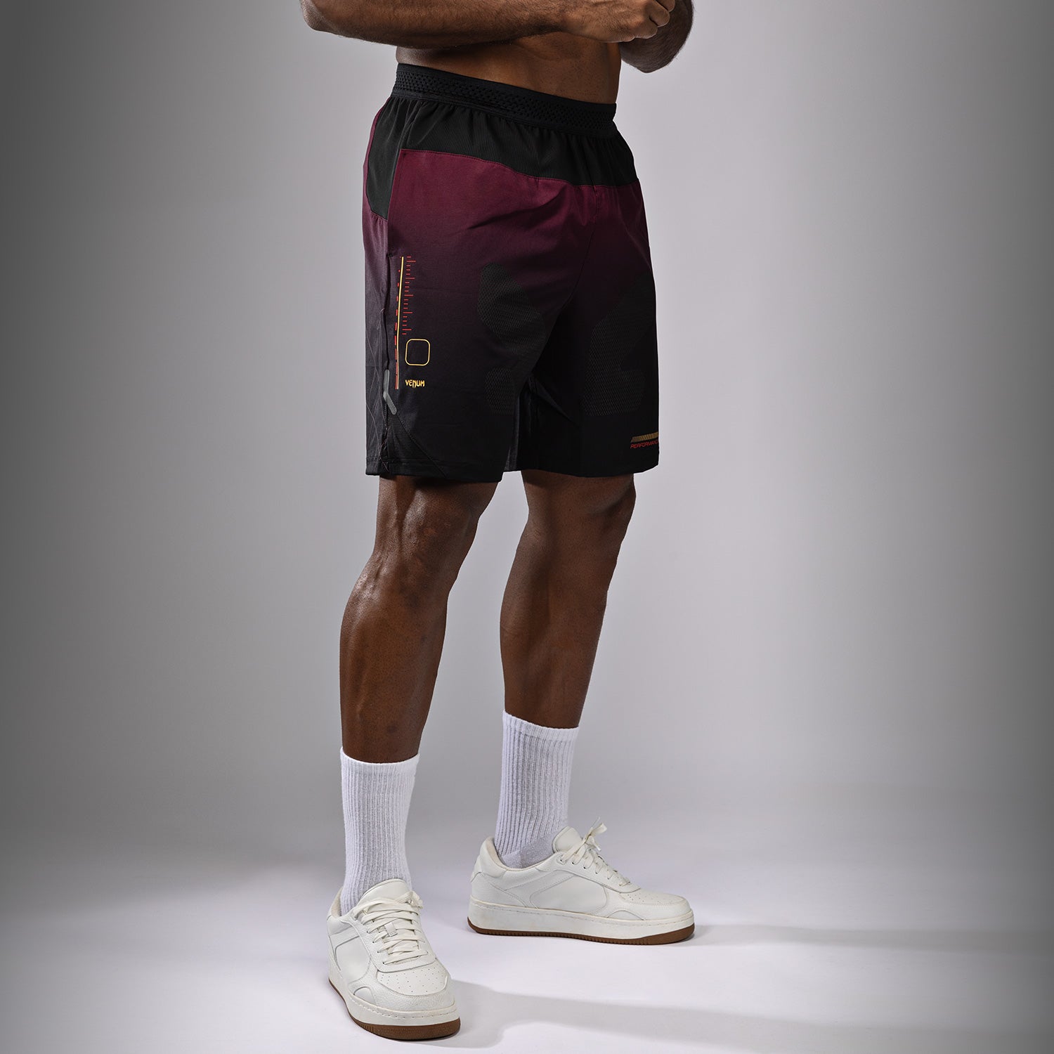 venum-tactical-xt-trainingsshorts-herren-schwarz-burgund-gold image 5