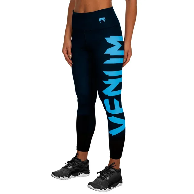 venum-giant-leggings-schwarz-cyan image 1