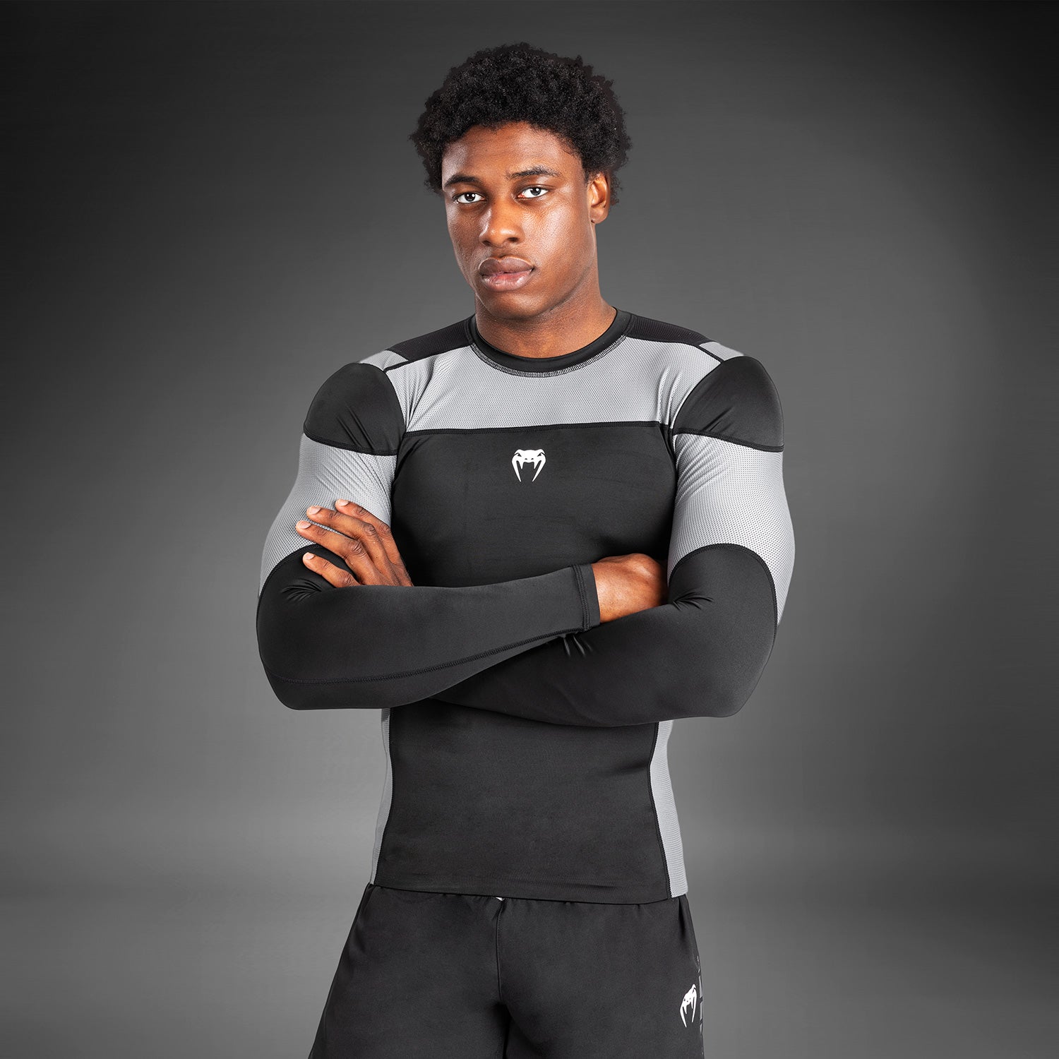 venum-tempest-langarm-rashguard-schwarz-grau-herren image 6