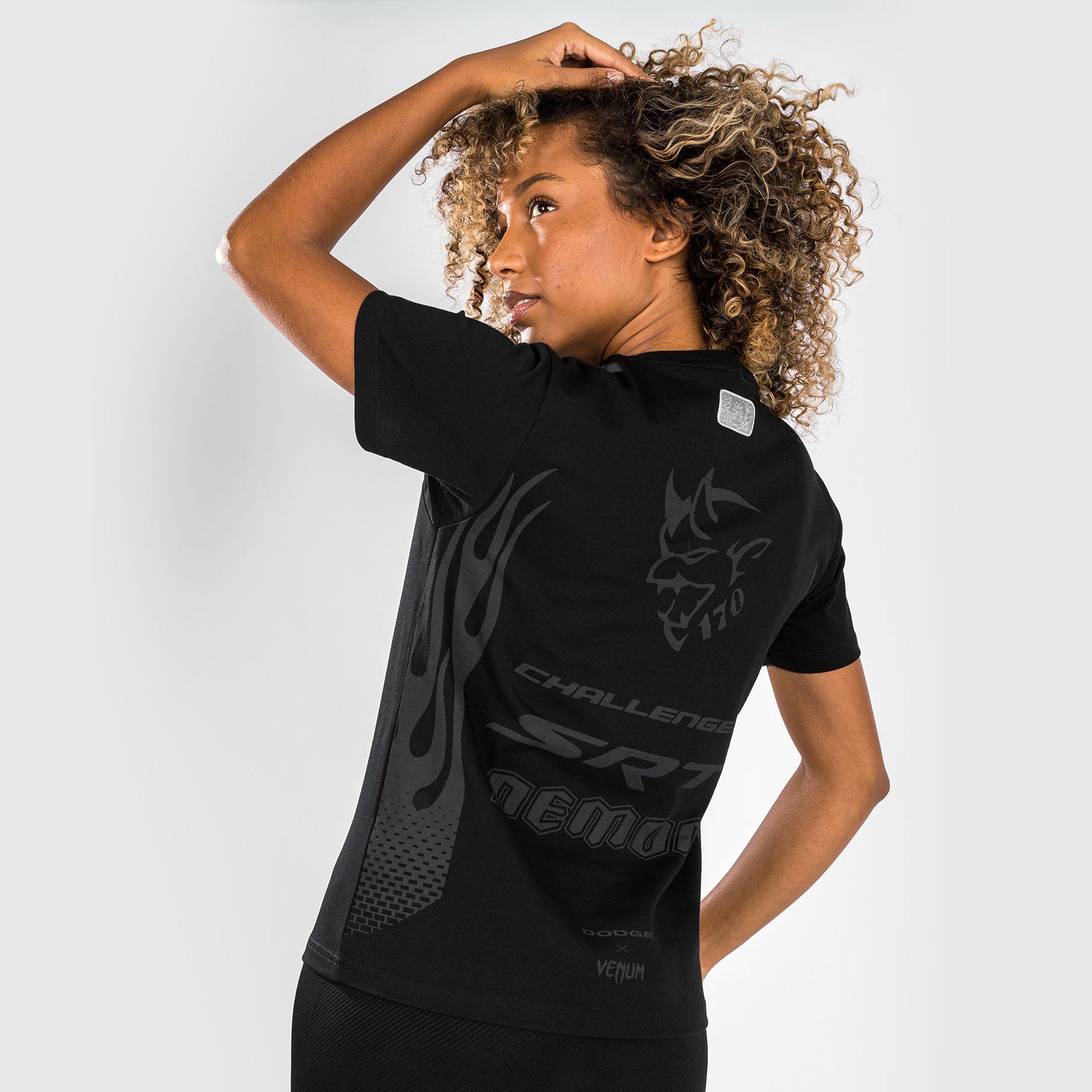 venum-x-dodge-demon-170-t-shirt-damen-schwarz image 2