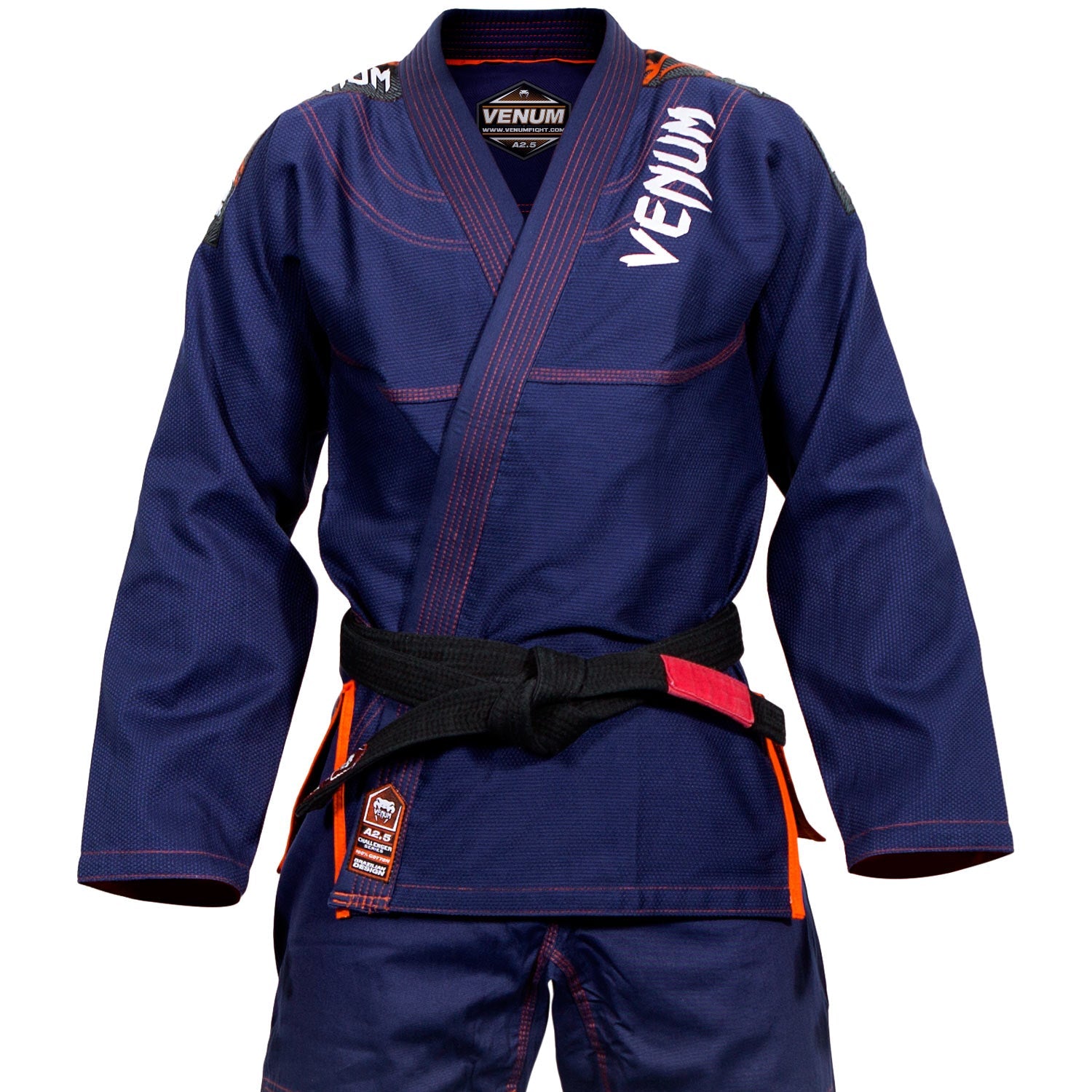 venum-challenger-3-0-bjj-gi-marineblau-orange image 1