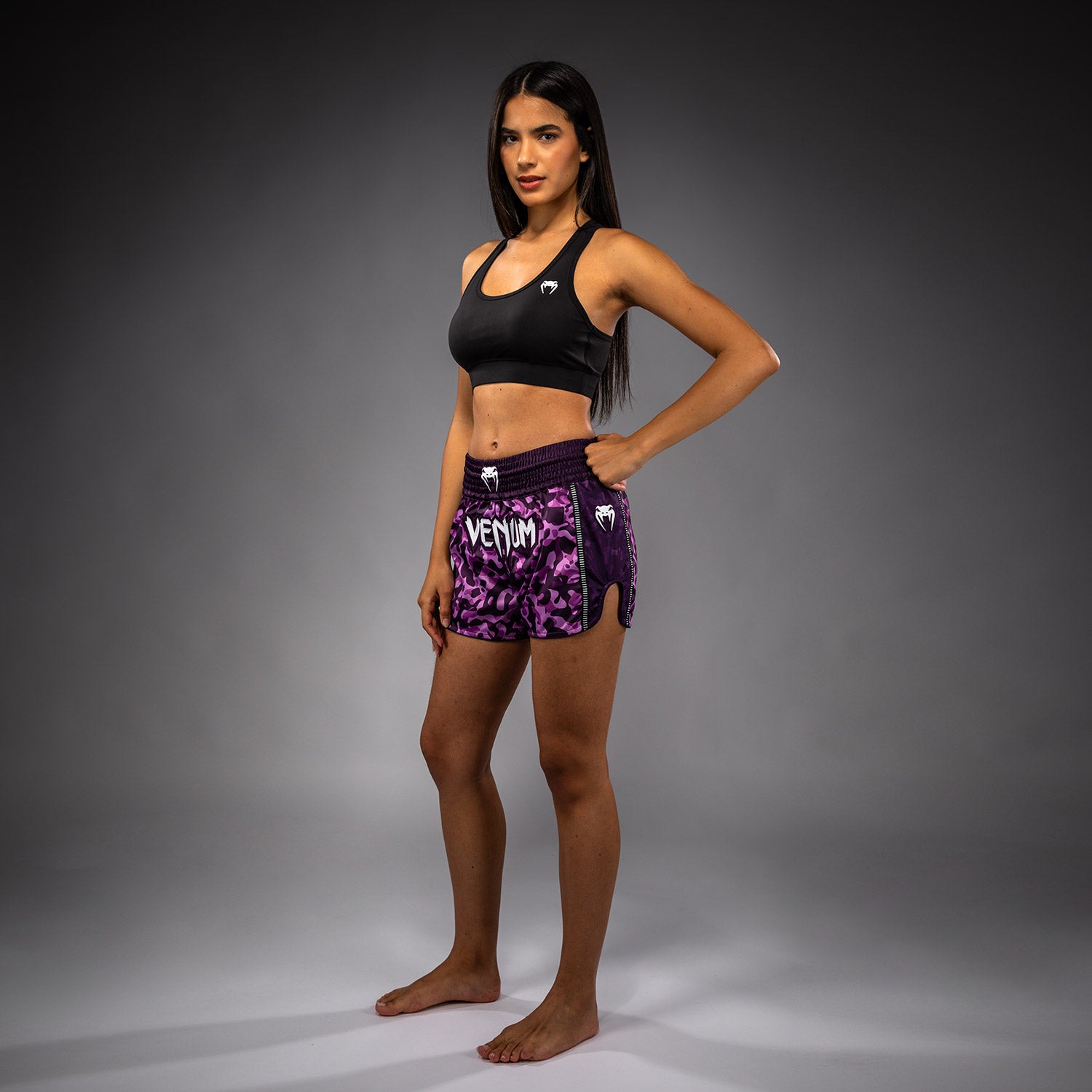 venum-iris-muay-thai-shorts-damen-pflaume-rosa image 7