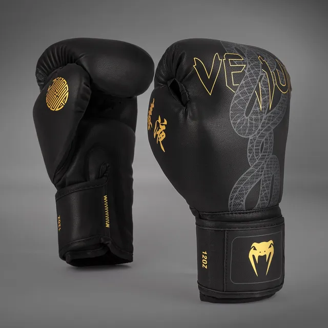 venum-serpenti-boxhandschuhe-schwarz-silber-gold image 1