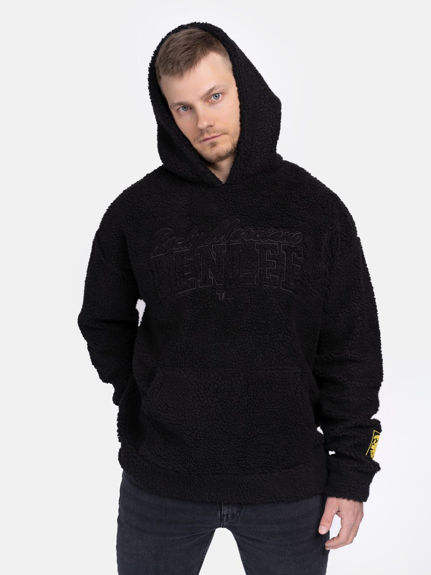 benlee-bonzo-hoodie-herren-teddy-fleece-kapuzenpullover-in-weiter-passform image 1