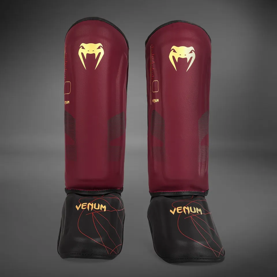 venum-tactical-xt-schienbeinschoner-schwarz-burgund-gold image 1