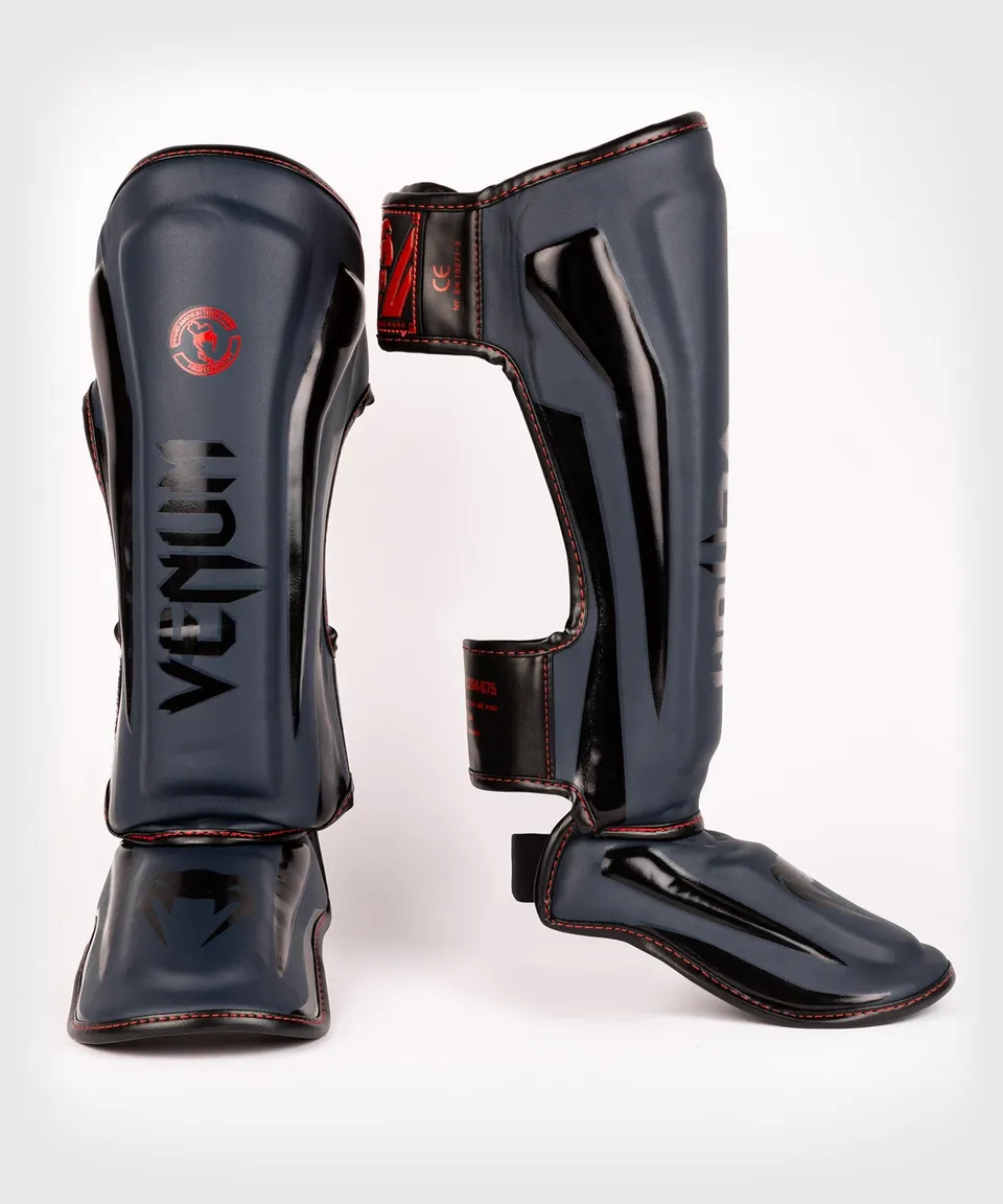 venum-elite-schienbeinschutz-marineblau-schwarz-rot image 1