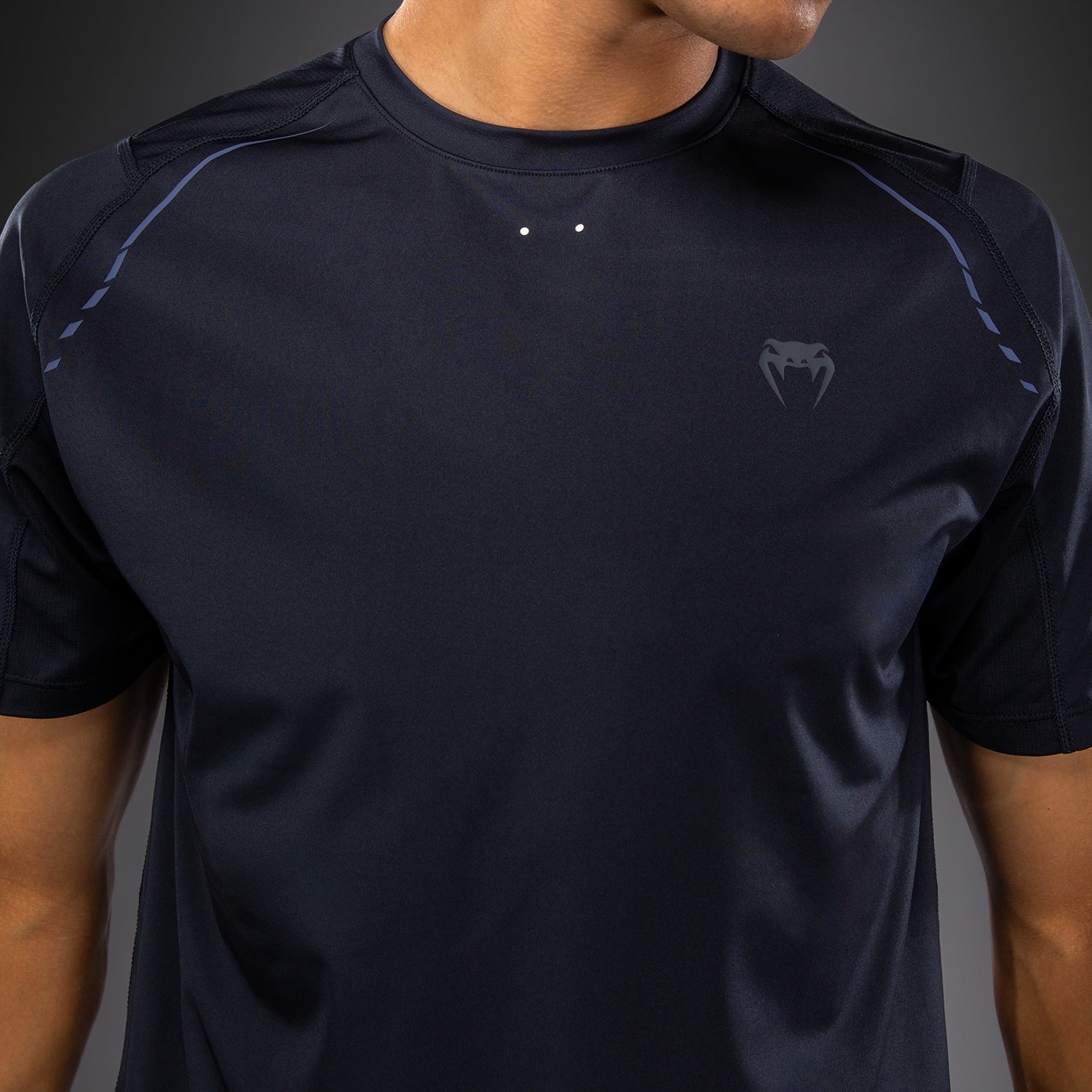 venum-g-core-dry-tech-t-shirt-herren-dunkelblau-wei image 5