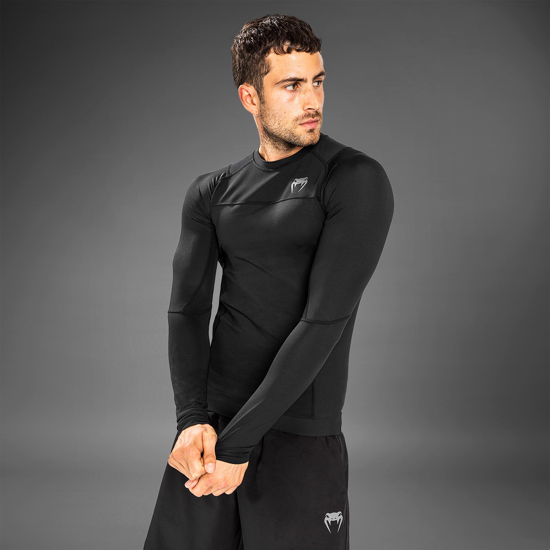 venum-g-fit-air-rashguard-langarm-herren-schwarz image 3