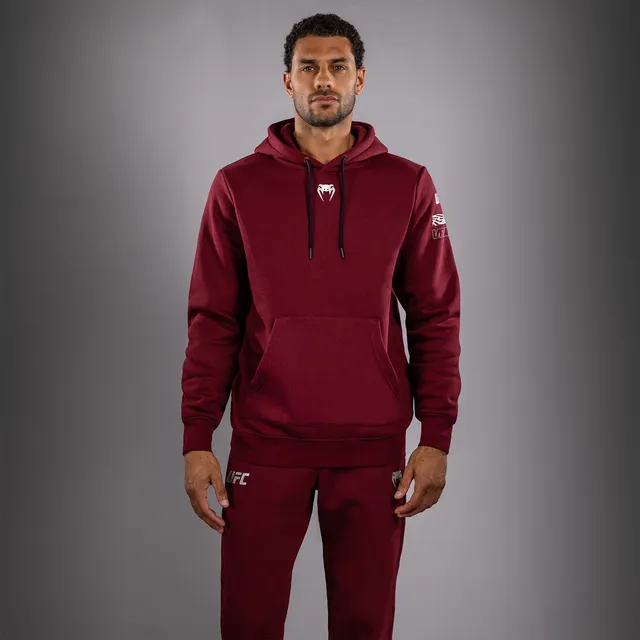 ufc-zenith-by-venum-authentic-fight-week-pullover-hoodie-herren-burgunderrot image 1