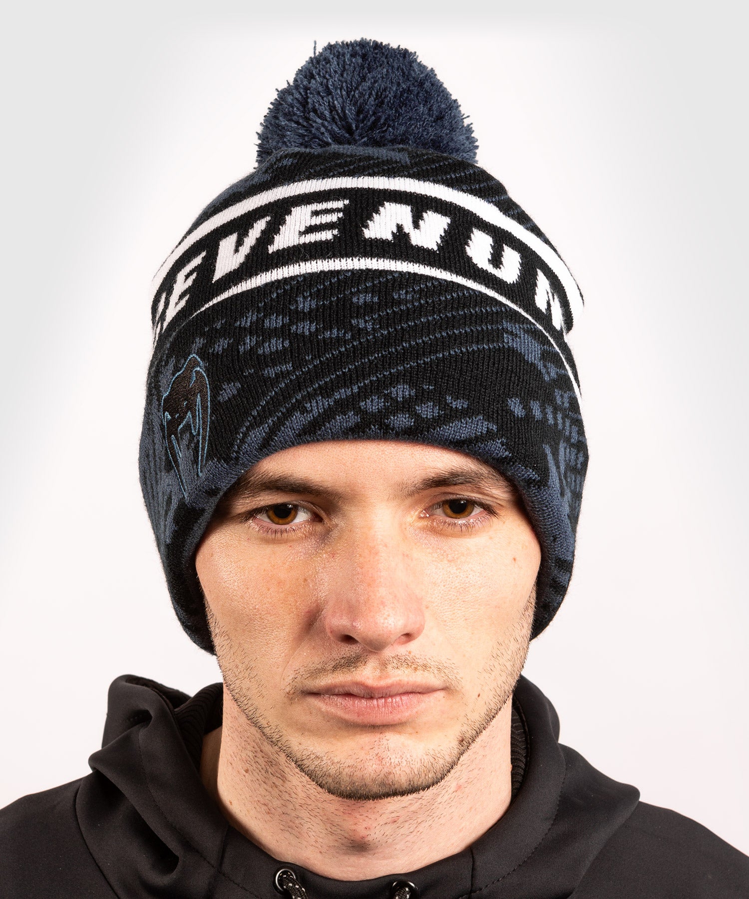 venum-performance-beanie-m-tze-marineblau-schwarz image 3