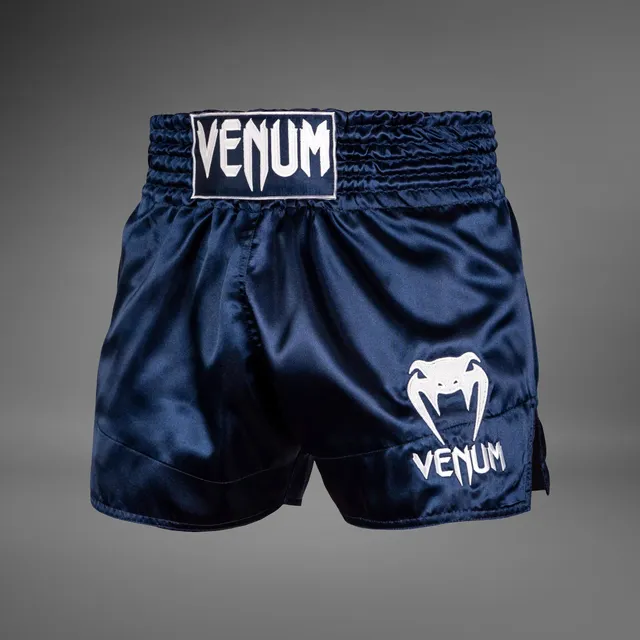 venum-classic-muay-thai-shorts-marineblau-wei-damen image 1