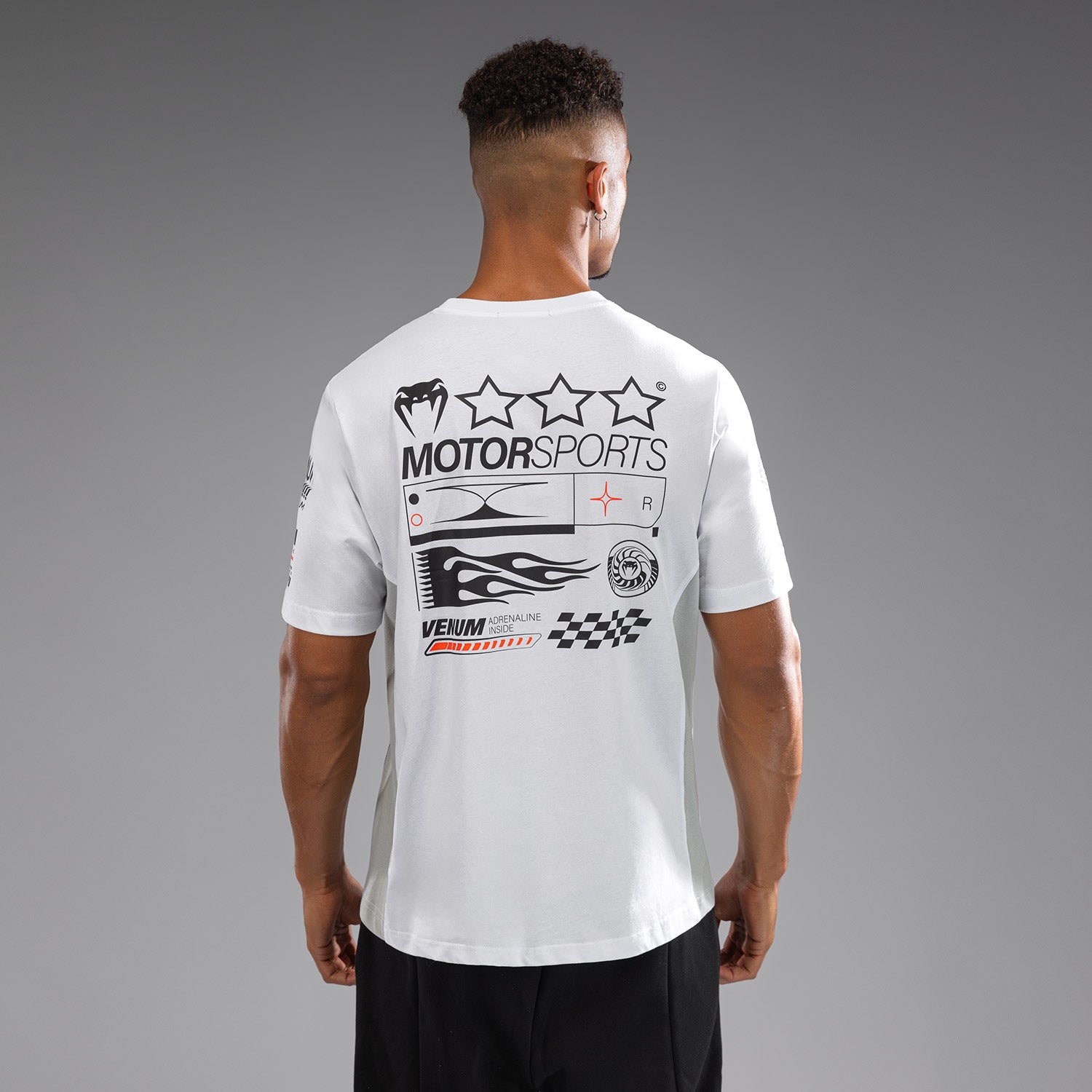 venum-motorsport-t-shirt-schnee-wei image 5