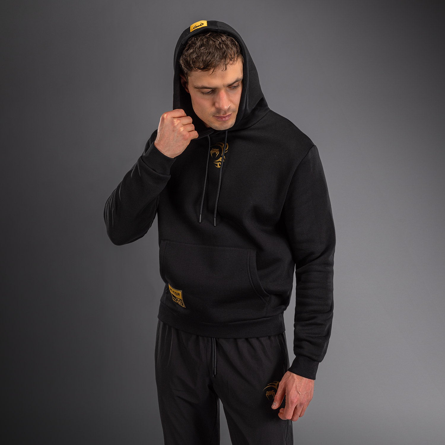 venum-x-mike-tyson-tiger-hoodie-herren-schwarz-gold image 5