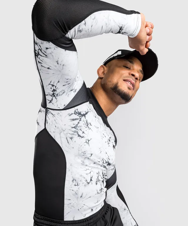 venum-g-fit-marble-kompression-t-shirt-langarm-marmor image 1
