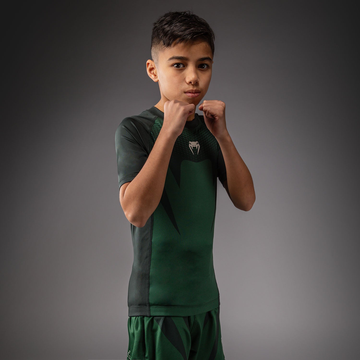 venum-attack-kinder-kurzarm-rashguard-waldgr-n-off-wei image 5