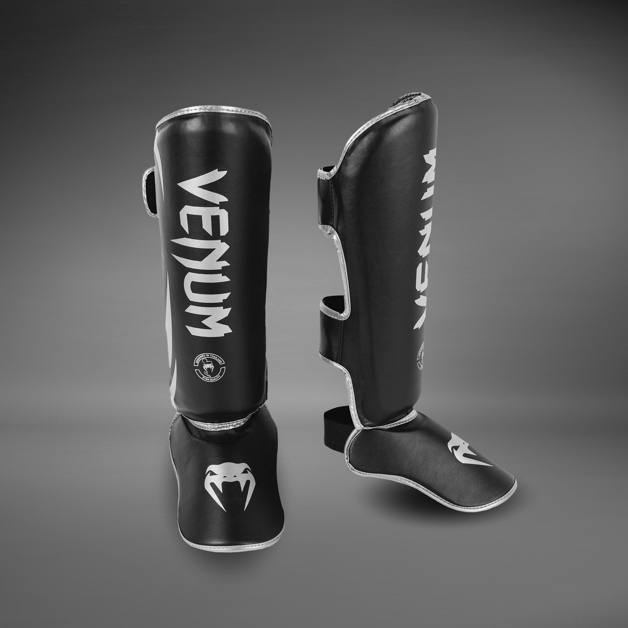 venum-challenger-standup-schienbeinschoner-schwarz-silber image 2