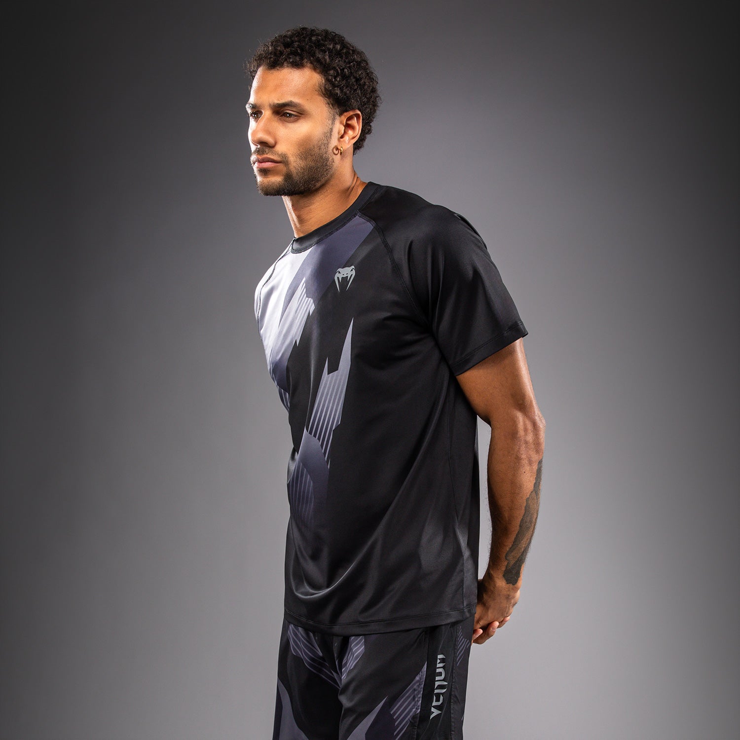venum-no-gi-6-0-dry-tech-t-shirt-schwarz-grau image 3