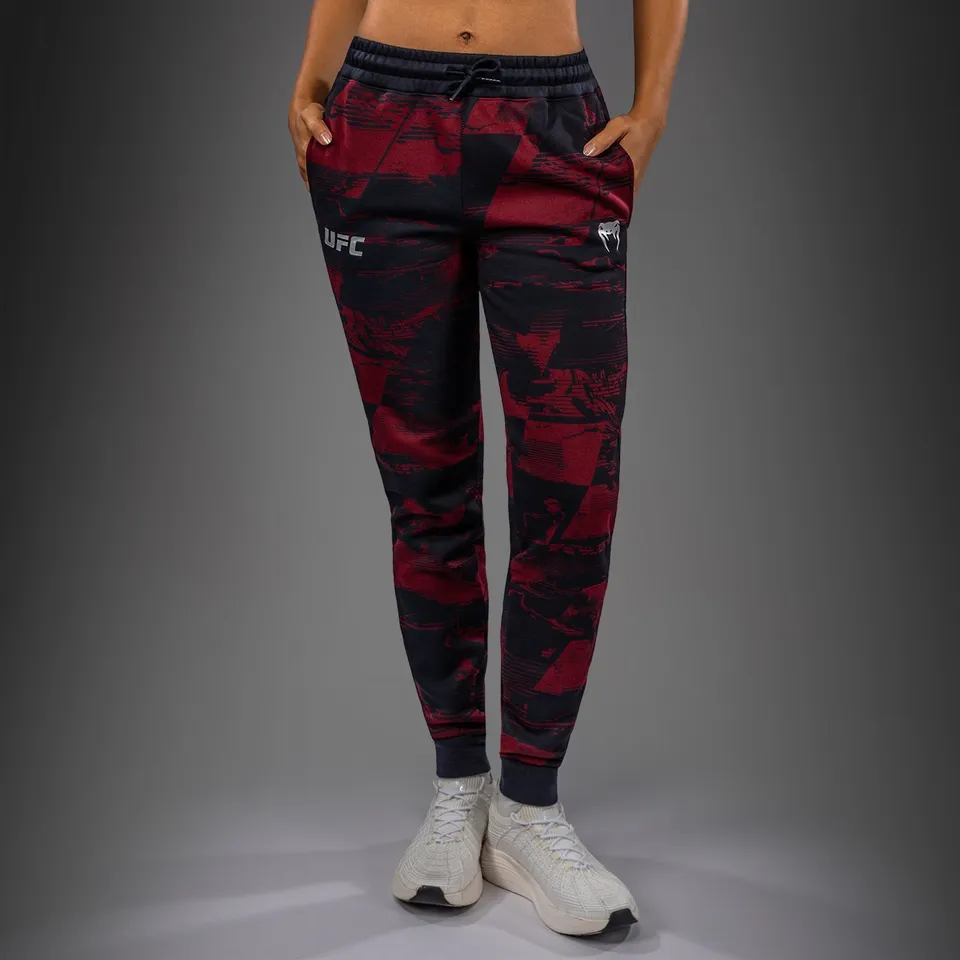 ufc-zenith-by-venum-authentic-fight-week-hose-damen-marineblau-burgunderrot-silb image 1