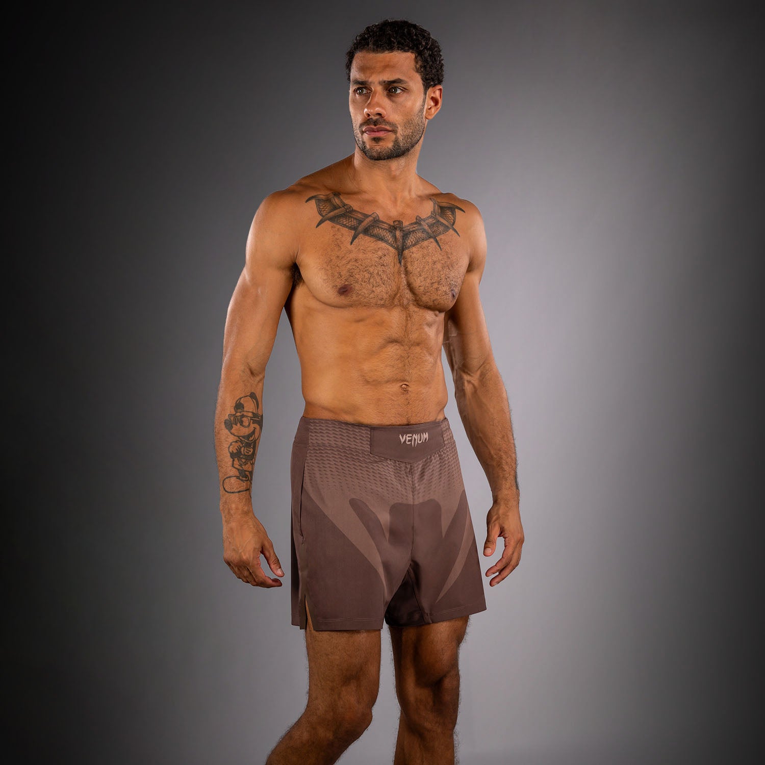 venum-no-gi-fightshorts-ibjjf-approved-schokoladenbraun image 1