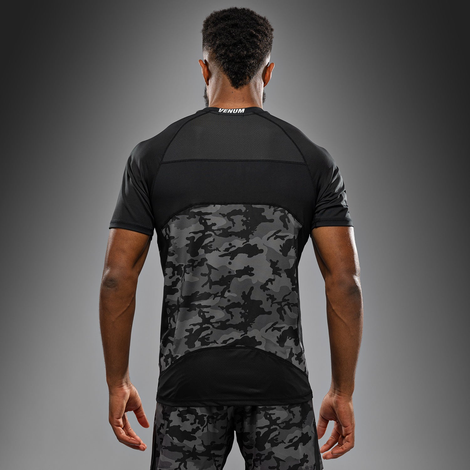 venum-x-polaris-dry-tech-t-shirt-herren-schwarz-grau image 2