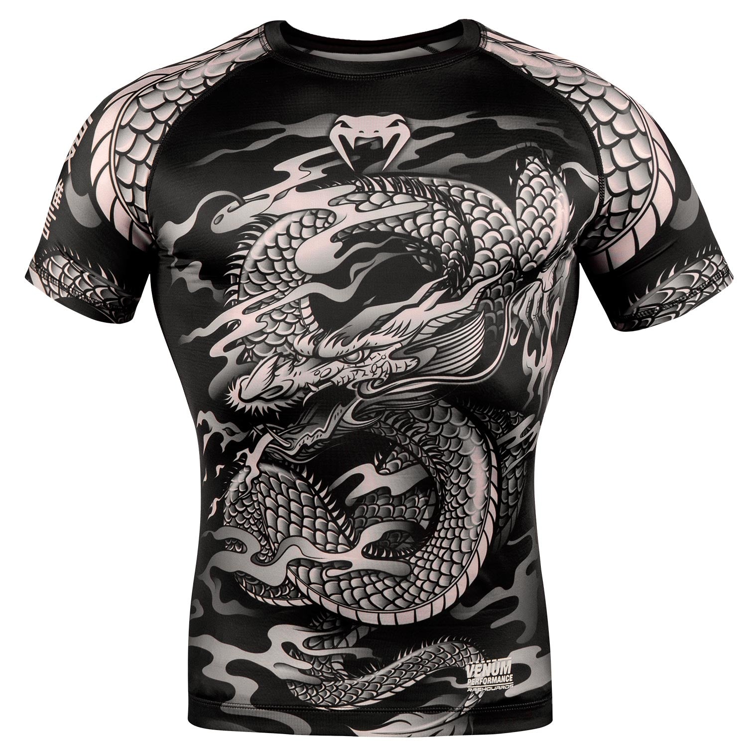 venum-dragon-s-flight-rashguard-kurzarm-schwarz-sand image 1