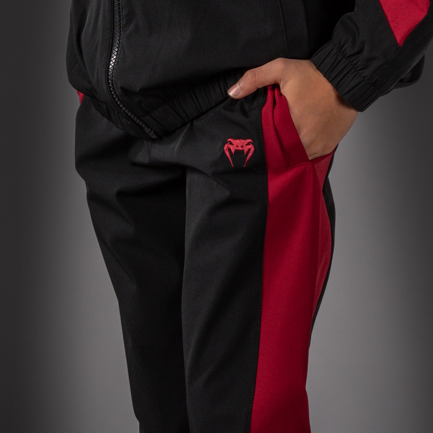 venum-vectra-jogginghose-kinder-schwarz-rot image 4