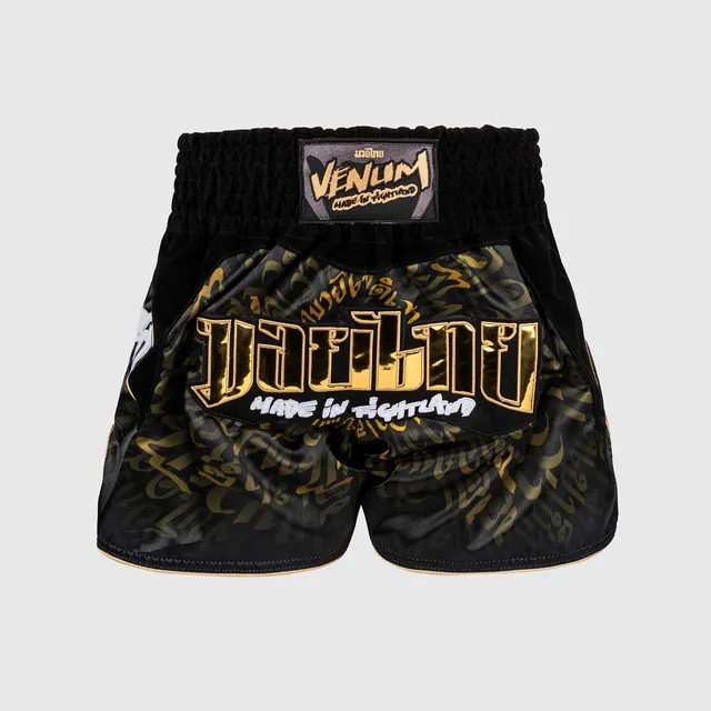 venum-attack-muay-thai-shorts-schwarz-gold image 1