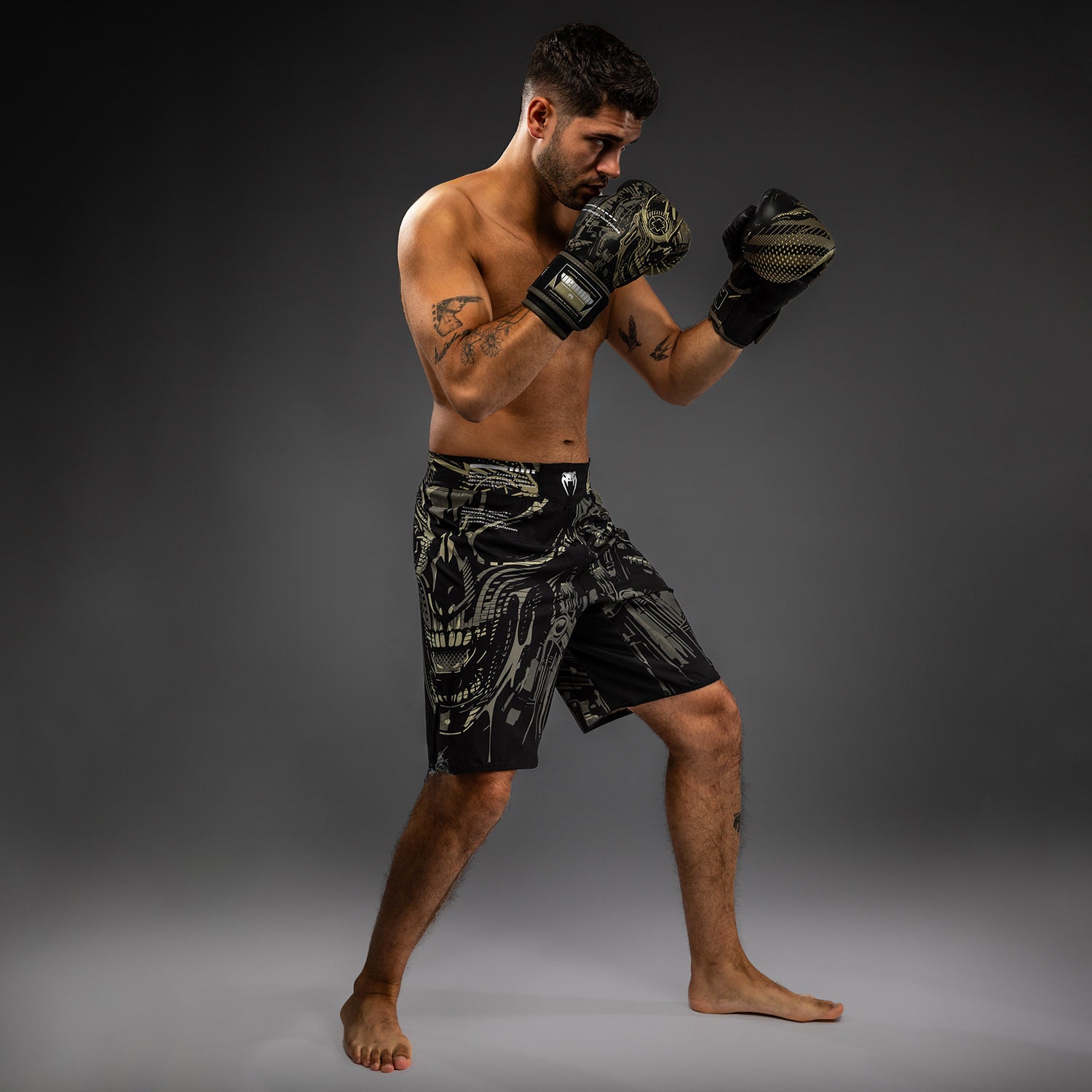 venum-invader-fightshorts-kampfhose-herren-schwarz-sand image 6