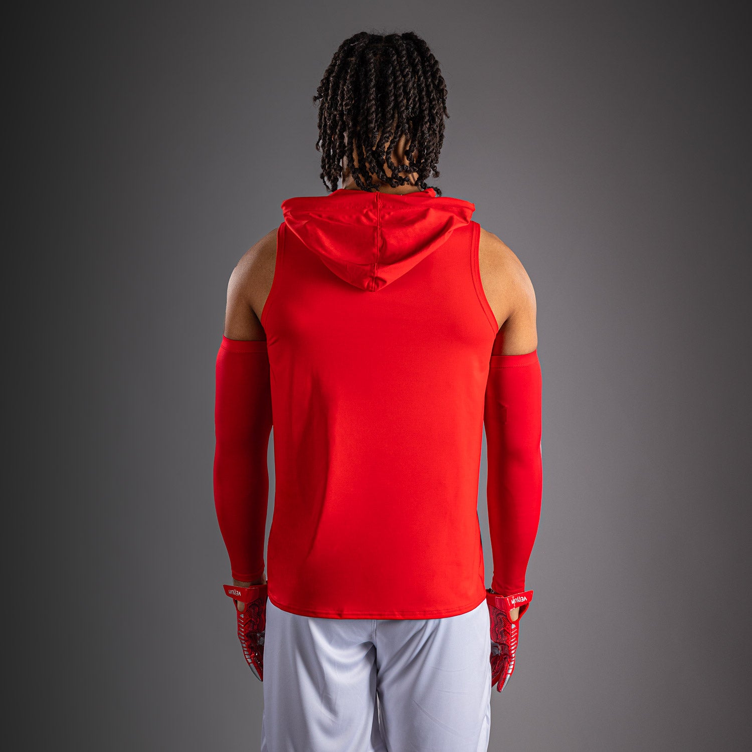 venum-elite-rmelloser-dry-tech-kapuzenpullover-rot image 4