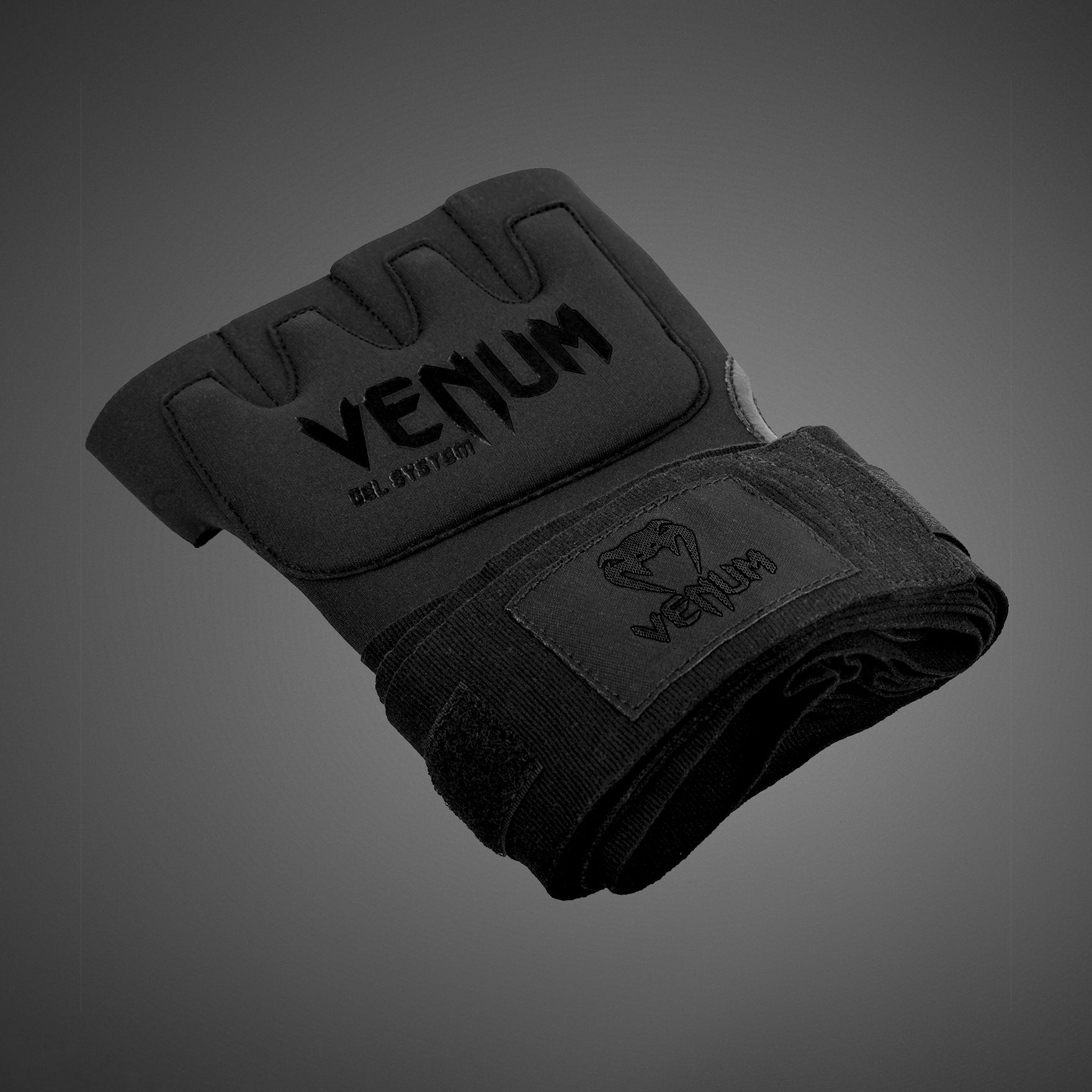 venum-gel-kontact-handschuh-wraps-schwarz-schwarz image 2